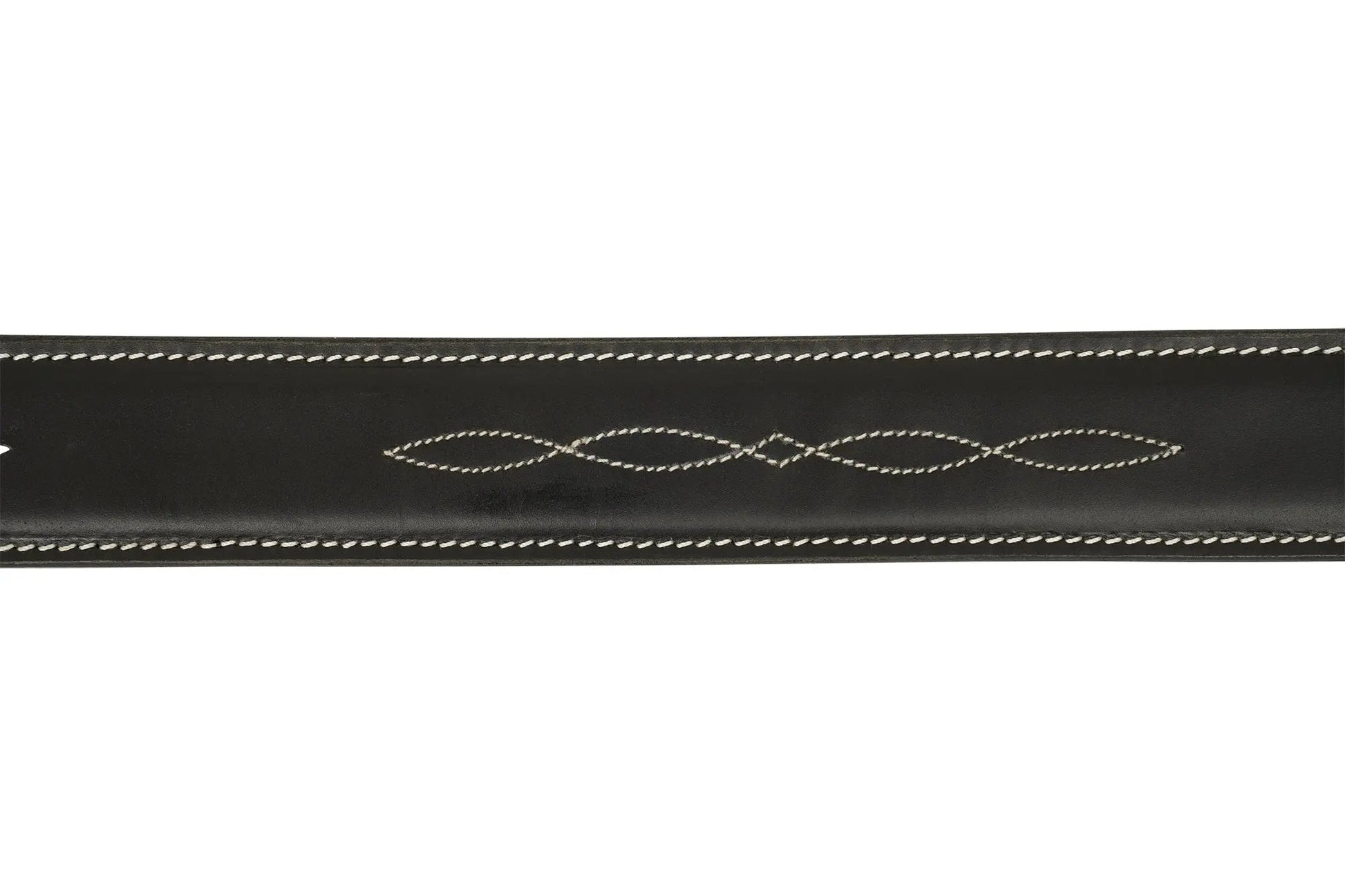 Huntley Fancy Stitched Ladies  1.5" Inch wide belt, Black - Tampa Home & Garden Store