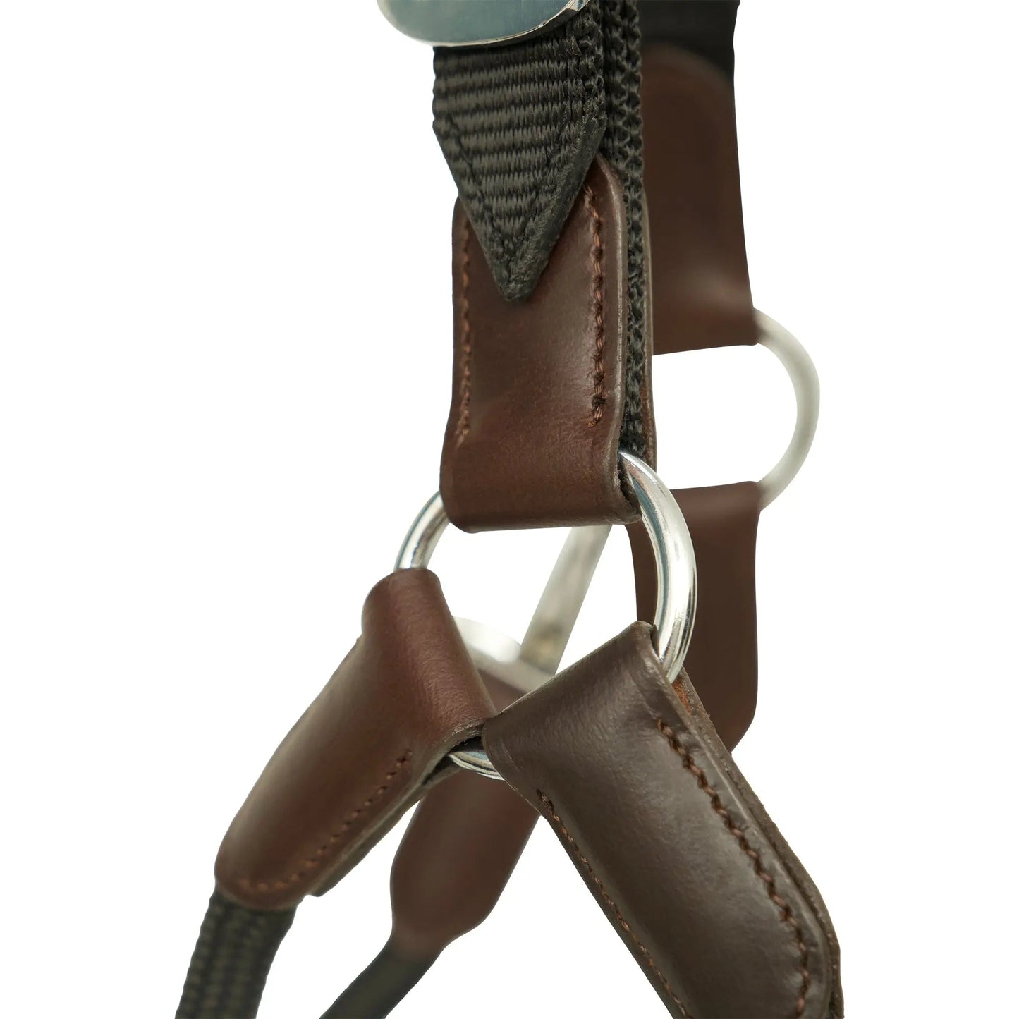 Huntley Nylon Halter and Removable Lead with Snap, Black - Tampa Home & Garden Store