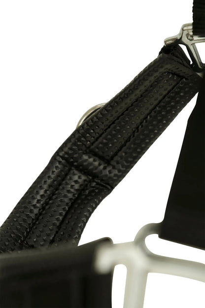 Huntley Nylon Padded Lunging Caveson, Black - Tampa Home & Garden Store