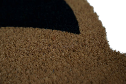 Huntley Pet Cat Print Natural Coir Door Mat with Anti Slipping - Tampa Home & Garden Store
