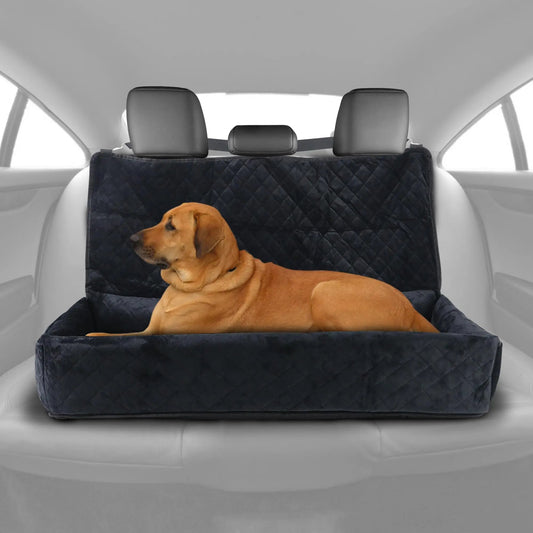 Huntley Pet Dog Car Seat for Large Dogs, Pet Booster Back Set Bed, Black - Tampa Home & Garden Store