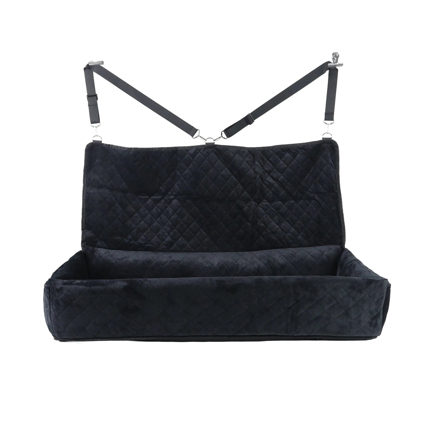 Huntley Pet Dog Car Seat for Large Dogs, Pet Booster Back Set Bed, Black - Tampa Home & Garden Store