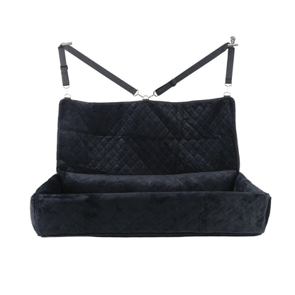 Huntley Pet Dog Car Seat for Large Dogs, Pet Booster Back Set Bed, Black - Tampa Home & Garden Store