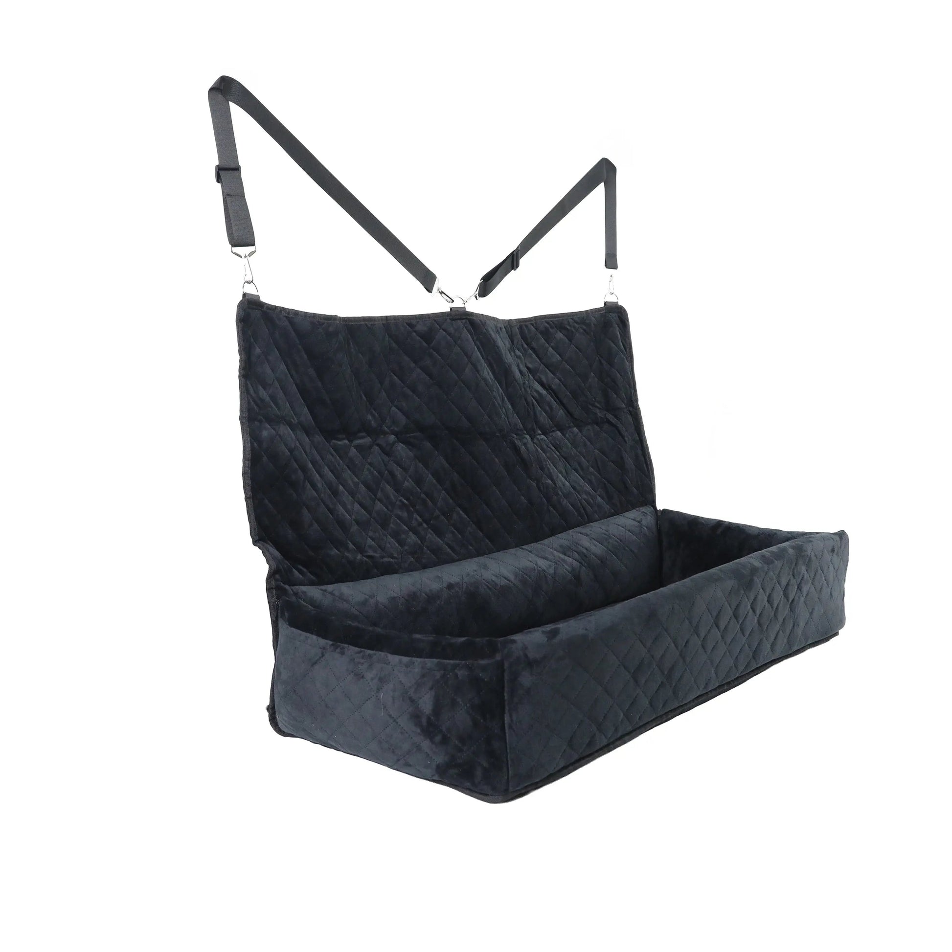 Huntley Pet Dog Car Seat for Large Dogs, Pet Booster Back Set Bed, Black - Tampa Home & Garden Store