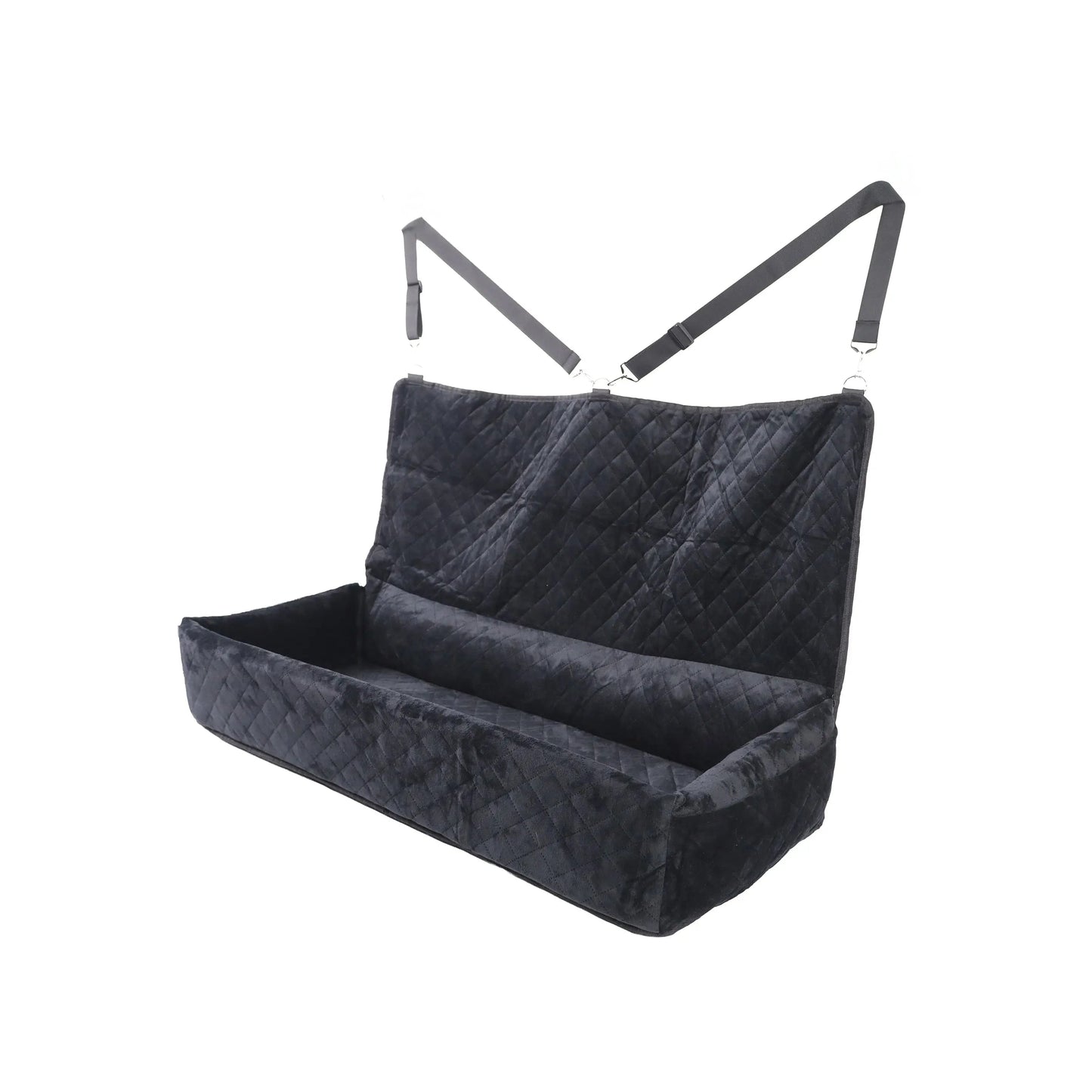 Huntley Pet Dog Car Seat for Large Dogs, Pet Booster Back Set Bed, Black - Tampa Home & Garden Store