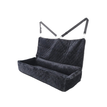 Huntley Pet Dog Car Seat for Large Dogs, Pet Booster Back Set Bed, Black - Tampa Home & Garden Store