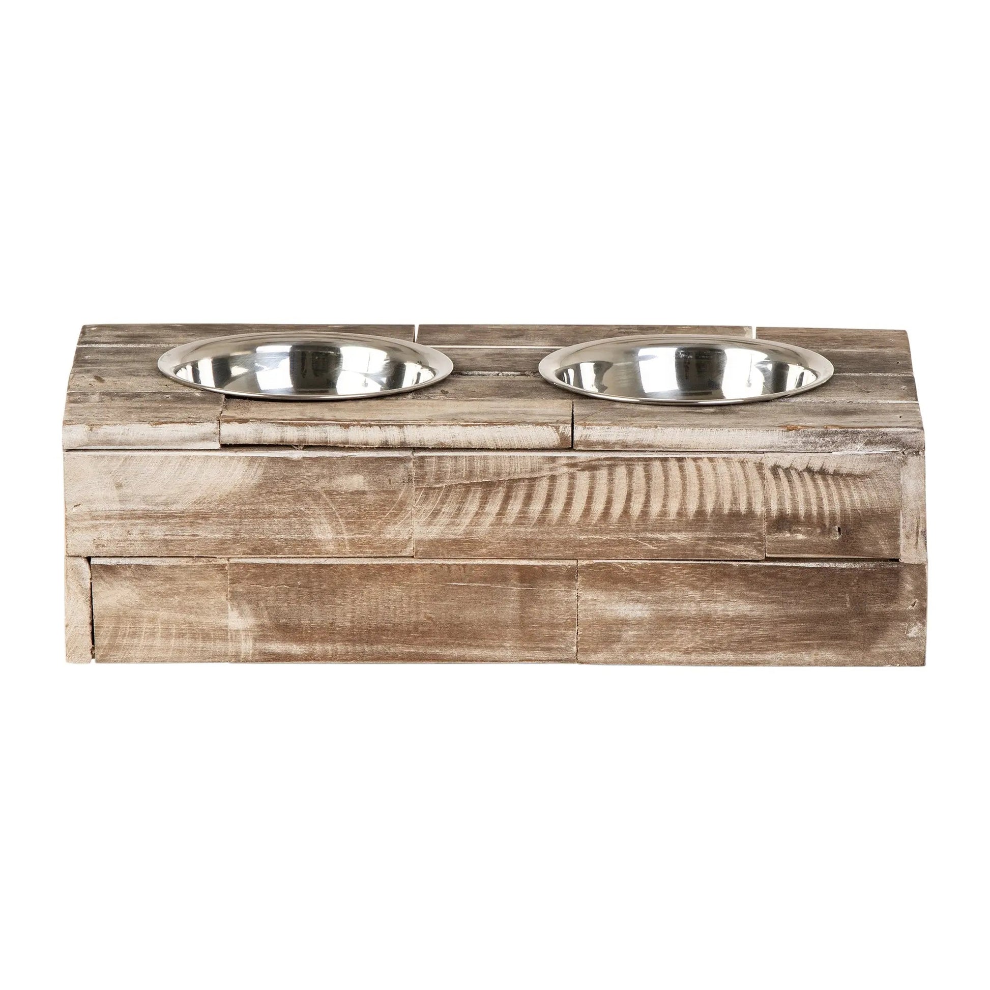 Huntley Pet Elevated Dog and Cat Double Bowl Feeder - Tampa Home & Garden Store