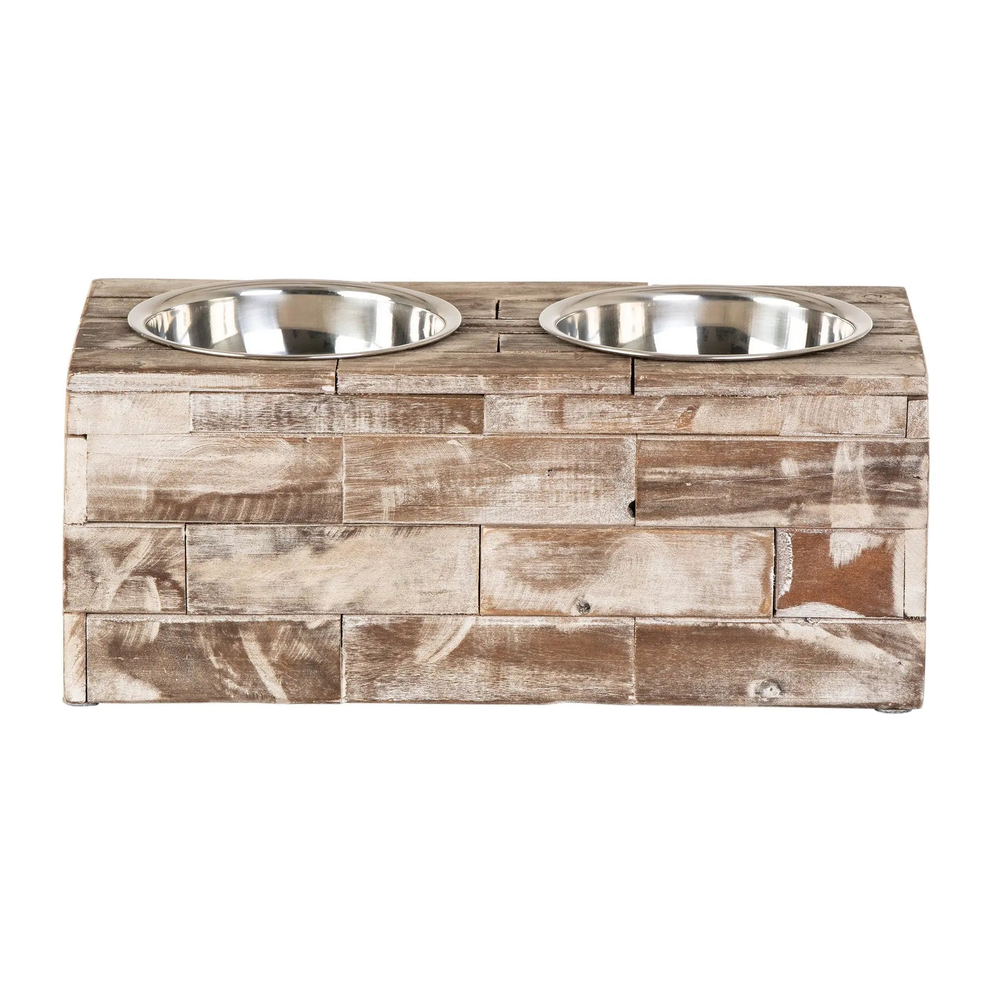 Huntley Pet Elevated Dog and Cat Double Bowl Feeder - Tampa Home & Garden Store