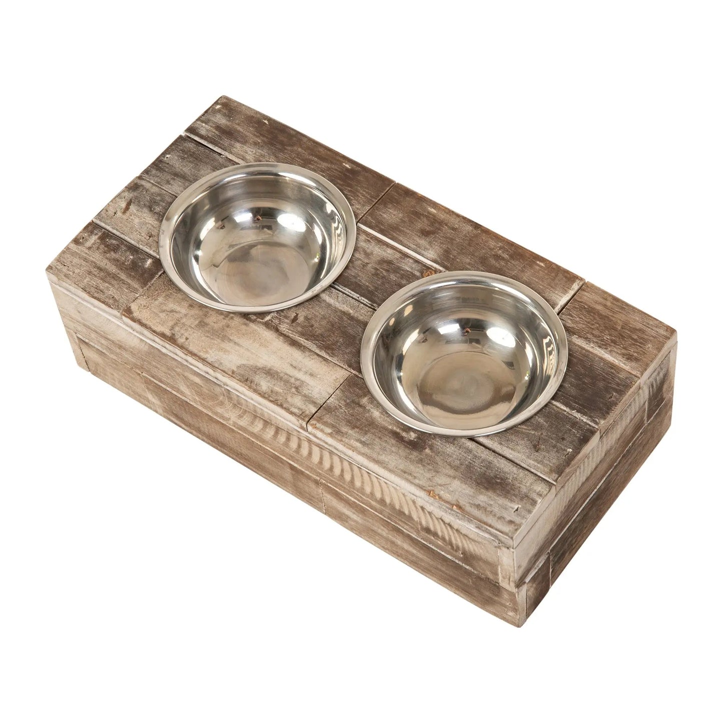 Huntley Pet Elevated Dog and Cat Double Bowl Feeder - Tampa Home & Garden Store