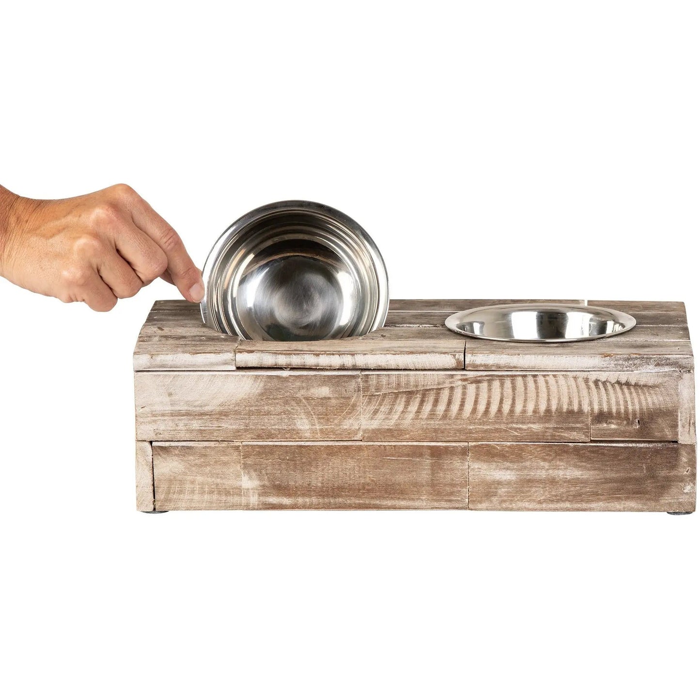 Huntley Pet Elevated Dog and Cat Double Bowl Feeder - Tampa Home & Garden Store