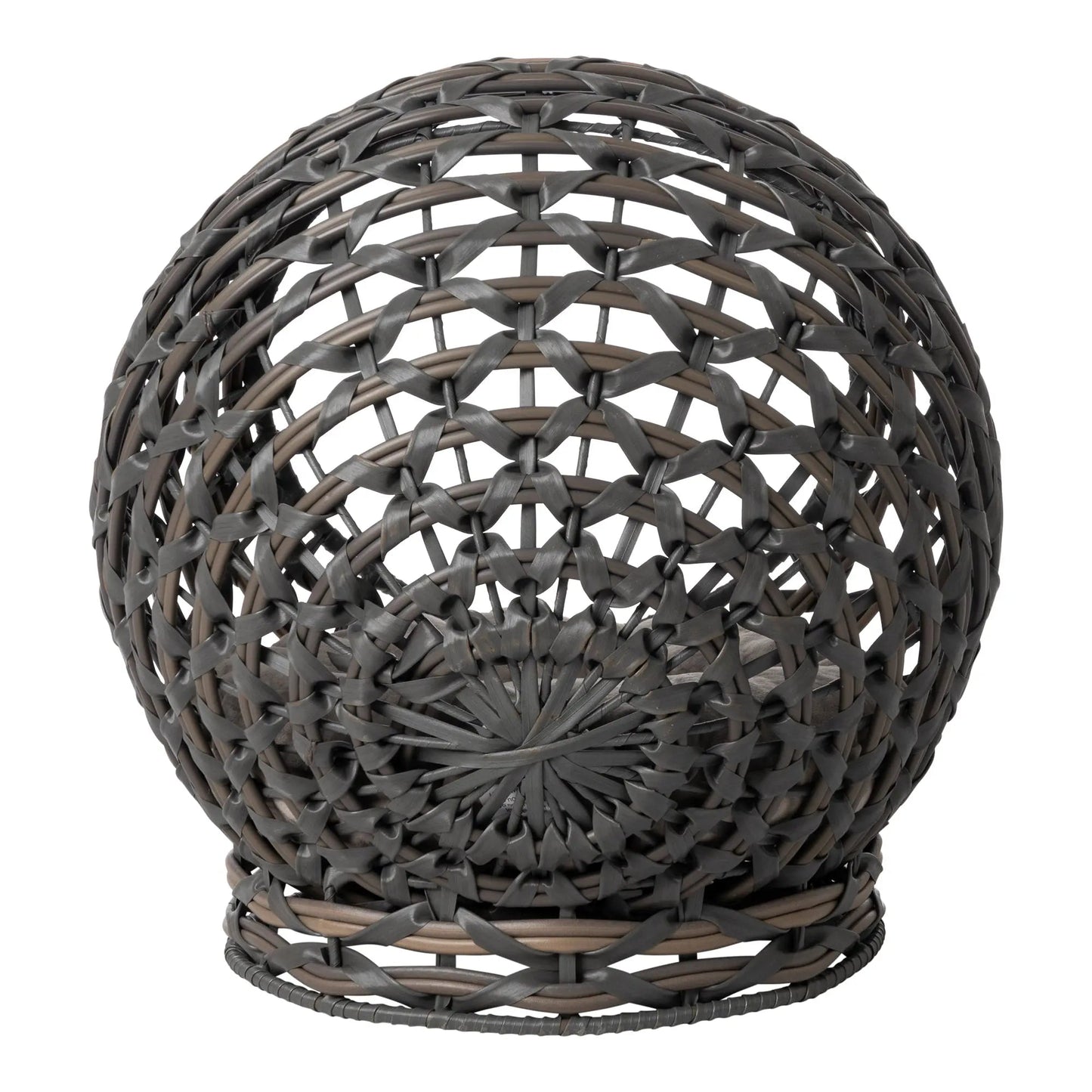 Huntley Pet Hemisphere Rattan Pet Bed, Elevated With Cushion - Tampa Home & Garden Store