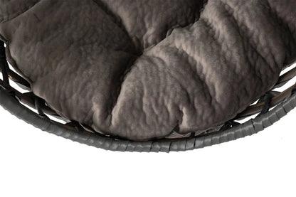 Huntley Pet Hemisphere Rattan Pet Bed, Elevated With Cushion - Tampa Home & Garden Store