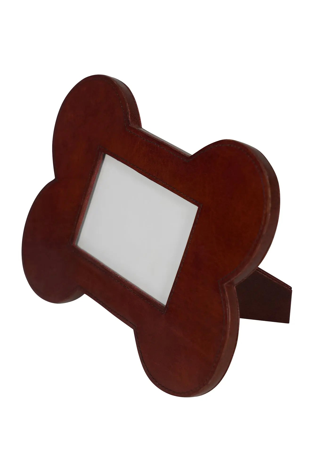 Huntley Pet Leather Bone Shaped Picture Frame, 4x6 - Tampa Home & Garden Store