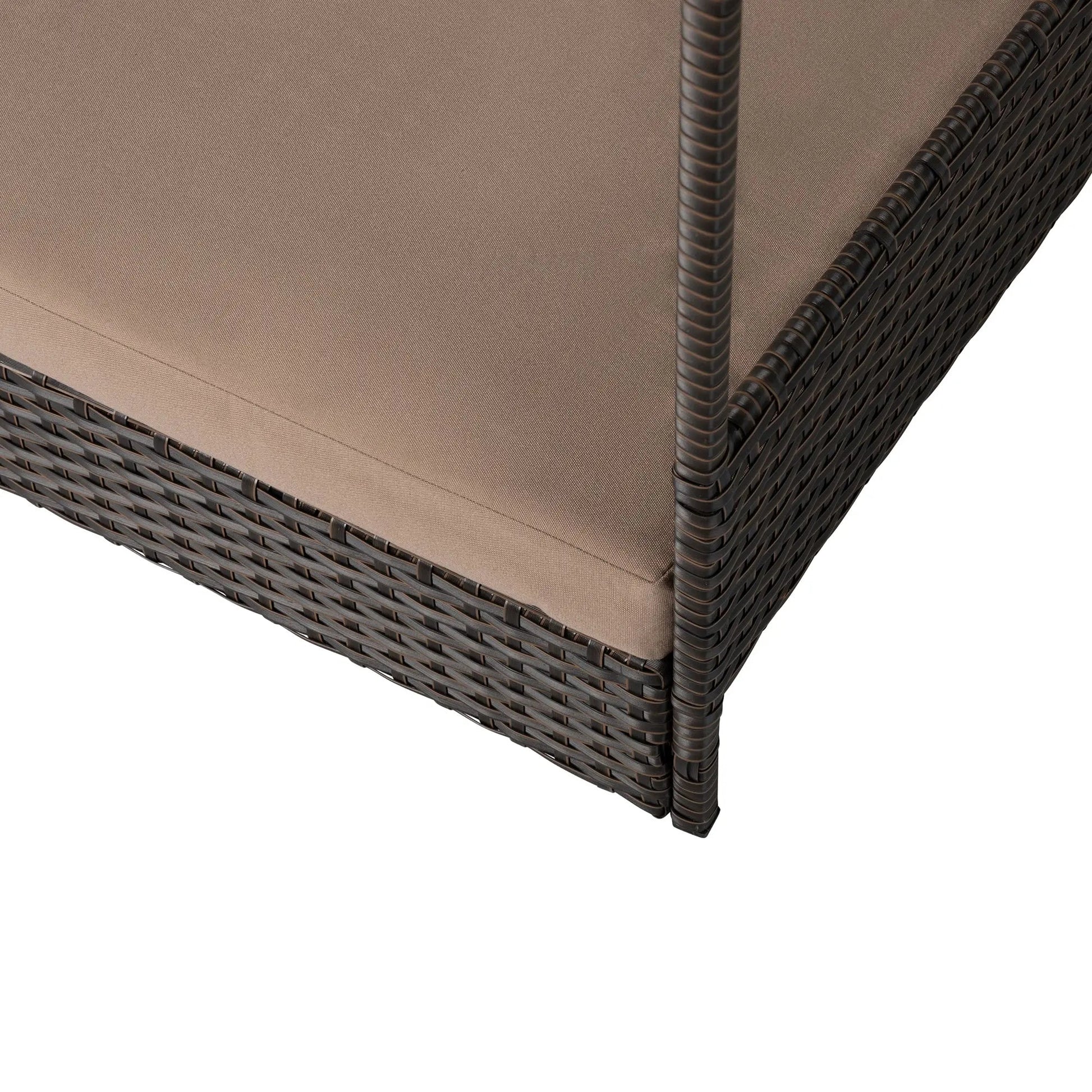 Huntley Pet Rattan Wicker Indoor Outdoor Cabana Raised Pet Bed - Tampa Home & Garden Store