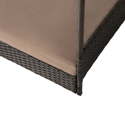 Huntley Pet Rattan Wicker Indoor Outdoor Cabana Raised Pet Bed - Tampa Home & Garden Store