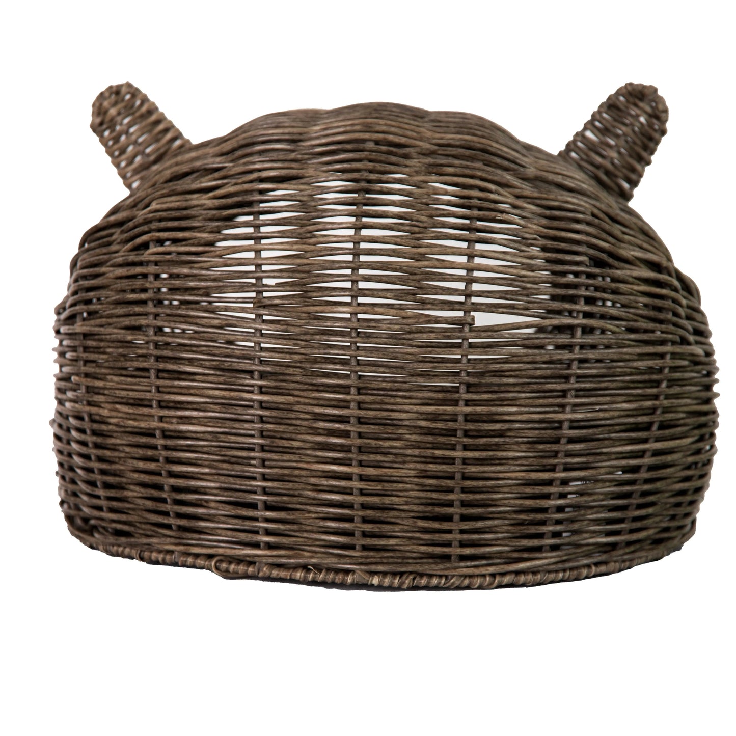 Huntley Pet Wicker Cat Shaped Play House Pet Bed with Cushion - Tampa Home & Garden Store