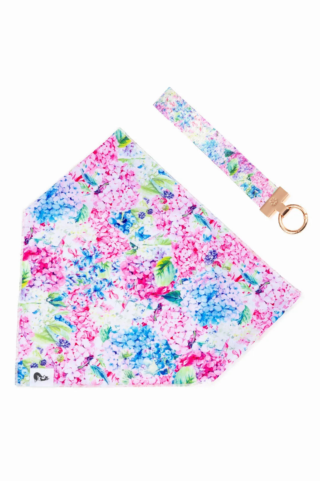 Hydrangea Haven Dog Bandana & Matching Keychain - Tampa Home & Garden Store