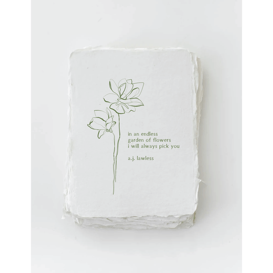 "I Always Pick You" Love/Friendship Greeting Card - Tampa Home & Garden Store
