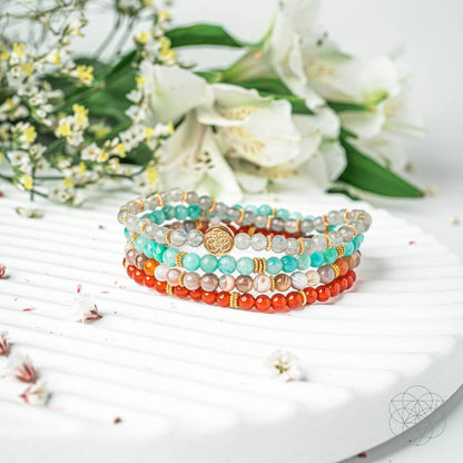I Am Healthy: Mind, Body & Spirit Restoration Bracelet Pack of 4 - Tampa Home & Garden Store