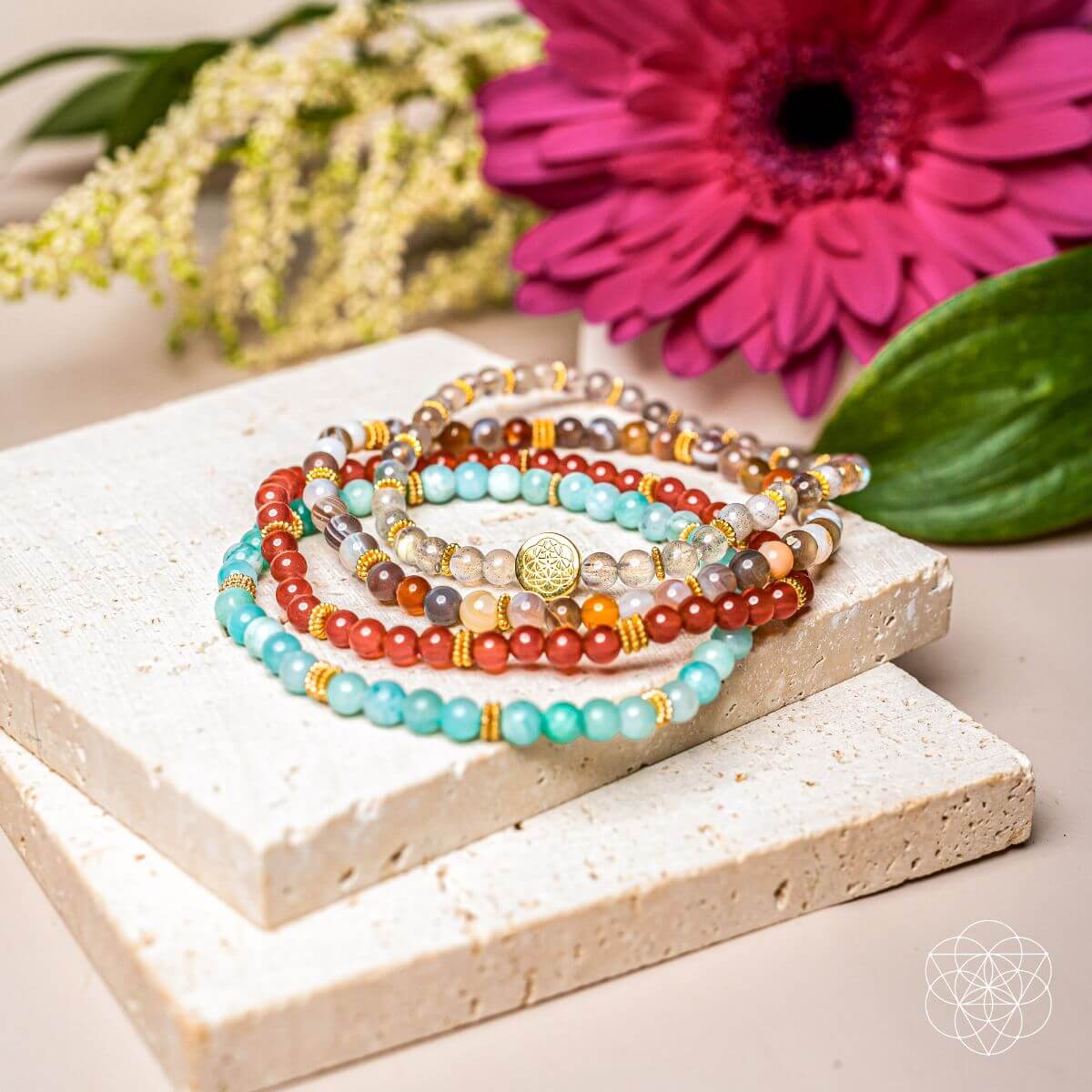 I Am Healthy: Mind, Body & Spirit Restoration Bracelet Pack of 4 - Tampa Home & Garden Store