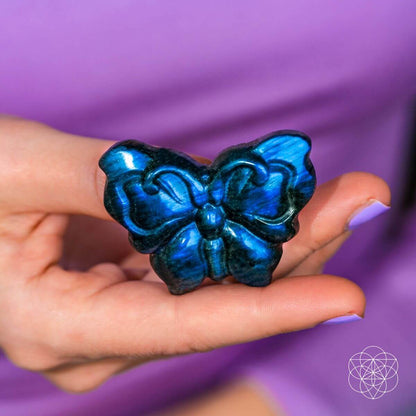 I Am Reborn - Labradorite Carving of Transformation - Tampa Home & Garden Store