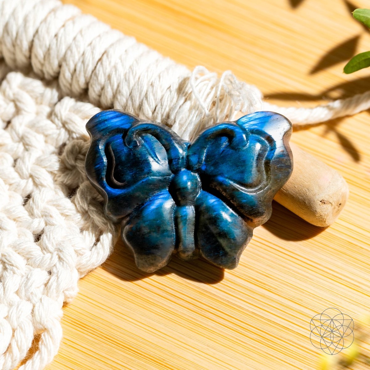 I Am Reborn - Labradorite Carving of Transformation - Tampa Home & Garden Store