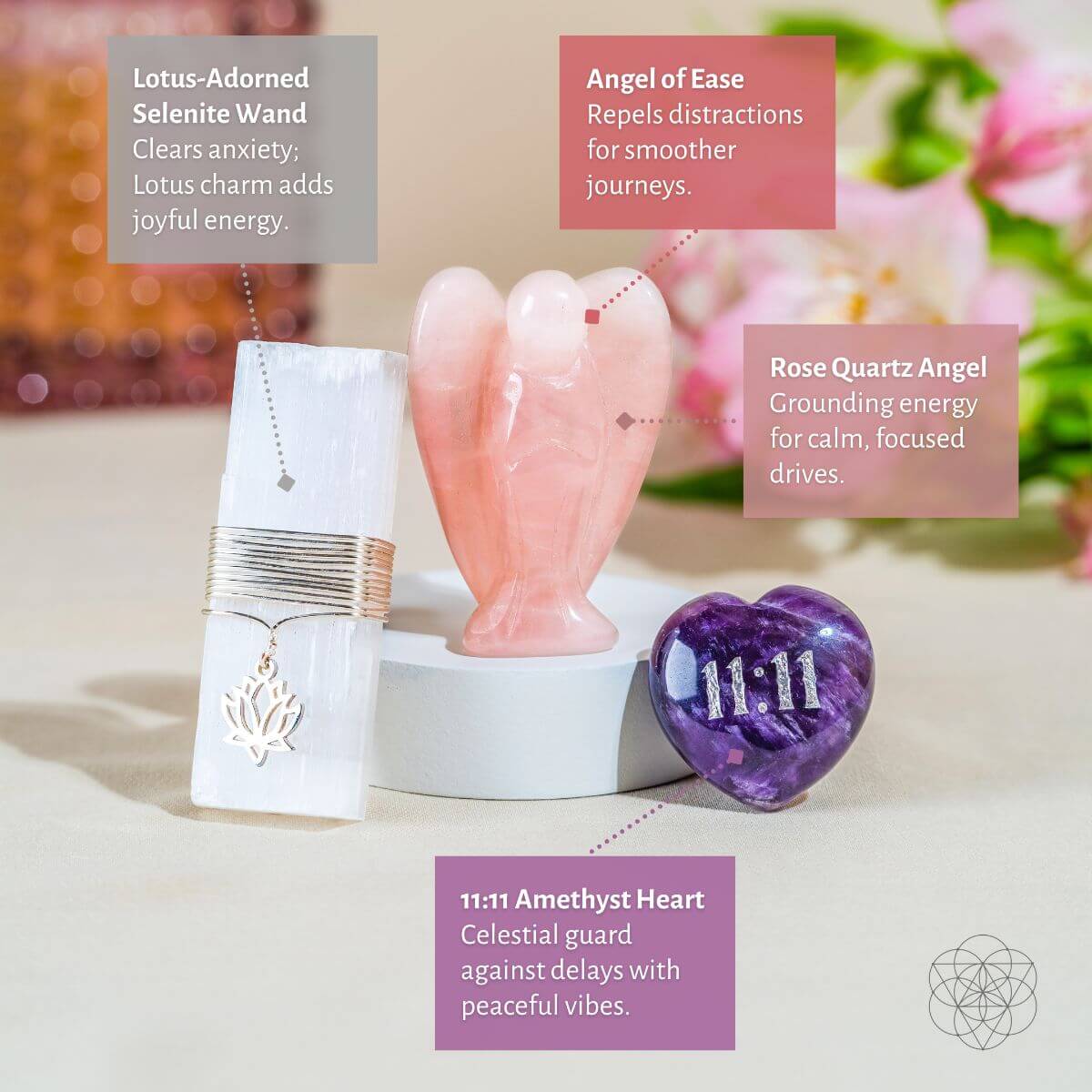 I Am Very Lucky - 11:11 Blessed Car Crystal Kit - Tampa Home & Garden Store