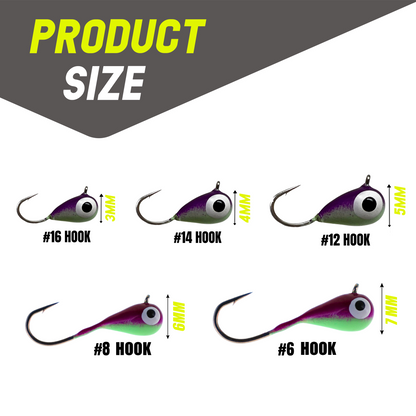 Jigs para pesca en hielo Reaction Tackle