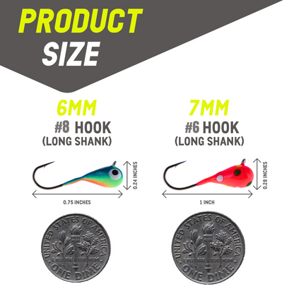 Jigs para pesca en hielo Reaction Tackle