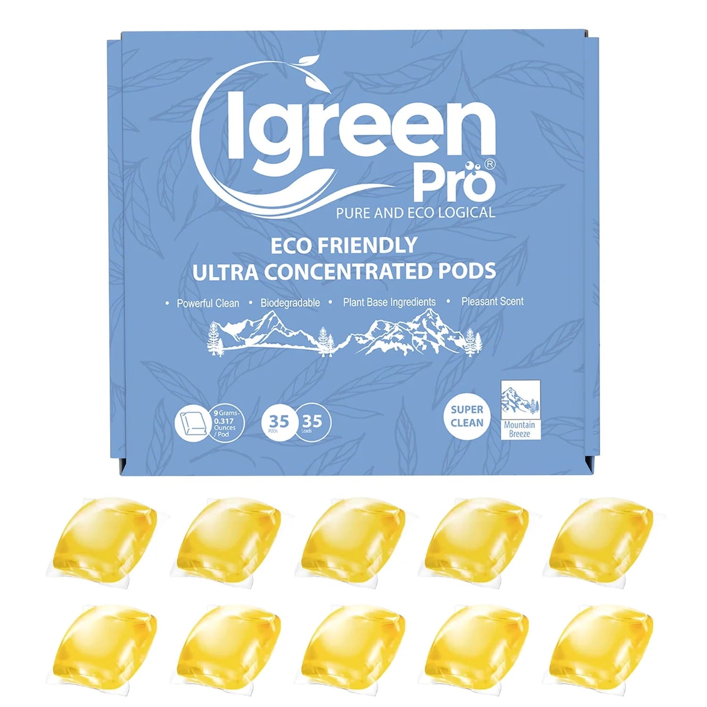 IGREEN PRO Laundry Detergent Pods | 35 Loads - Tampa Home & Garden Store