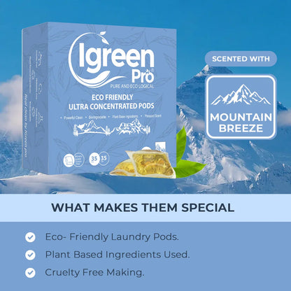 IGREEN PRO Laundry Detergent Pods | 35 Loads - Tampa Home & Garden Store