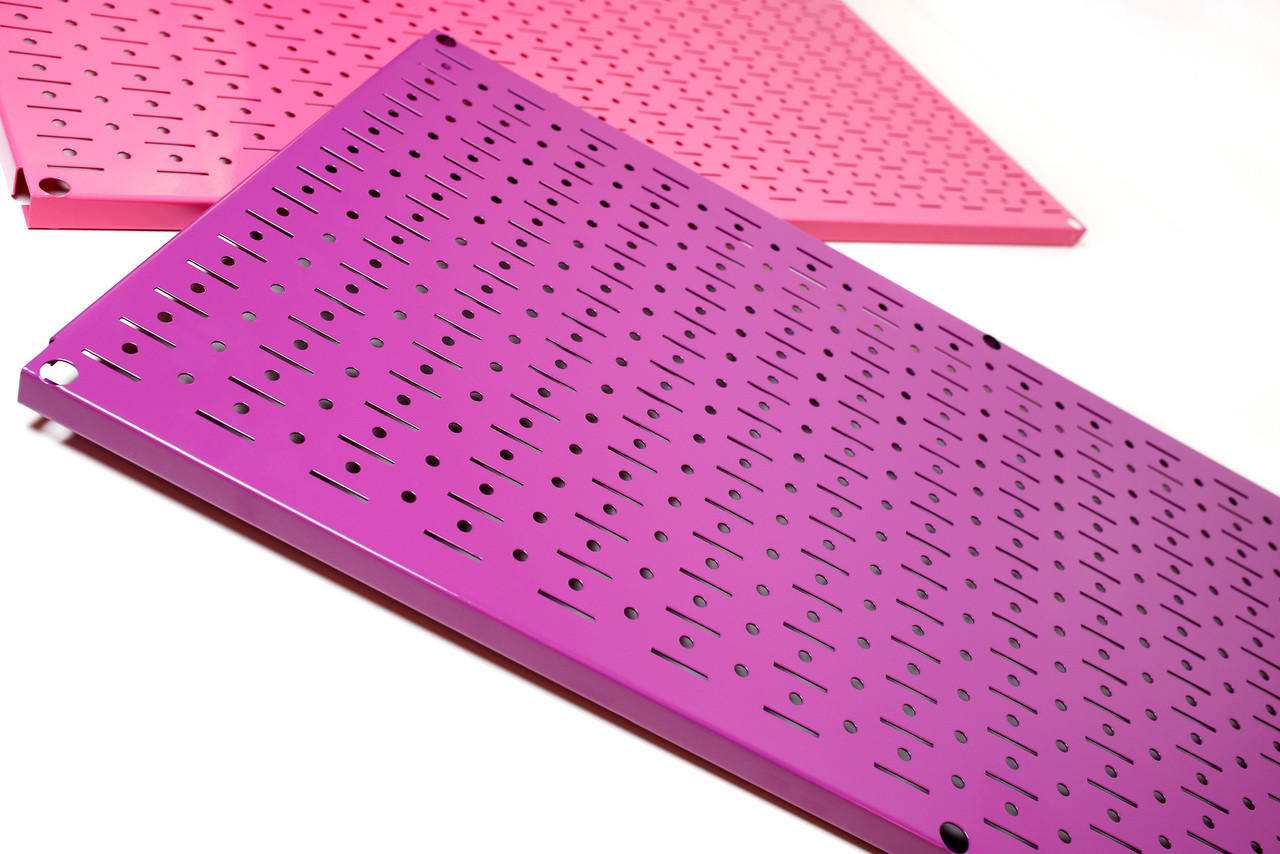 Metal Pegboard Tool Storage Wall Pack of Two