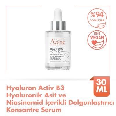 Face serum Avene Hyaluron Activ B3 bottle with dropper, clear glass, silver cap 30 ml on Tampa Home & Garden Store