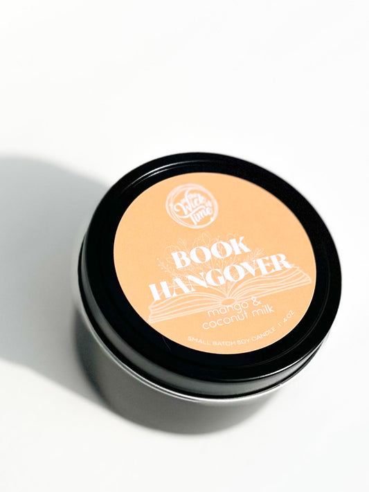 Book Hangover Candle 4 OZ - Tampa Home & Garden Store