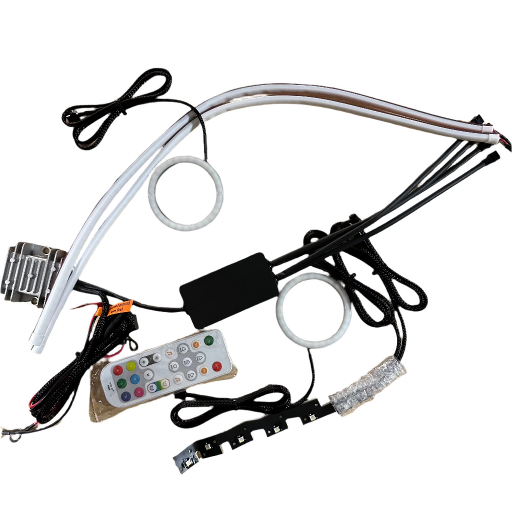 Infiniti Q50 RGBW Flow Series LED DRL boards with wiring harness by AutoLEDTech.com on Tampa Home & Garden Store