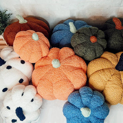 Blair Pumpkin II Plush Pillow for Cozy Decor