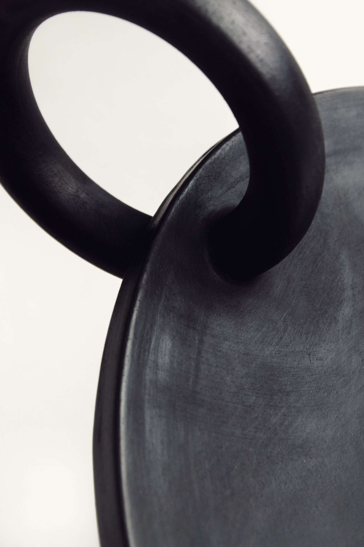 Large serving platter Guculiya Trinity black metal with curved handles by Creating Comfort on Tampa Home & Garden Store