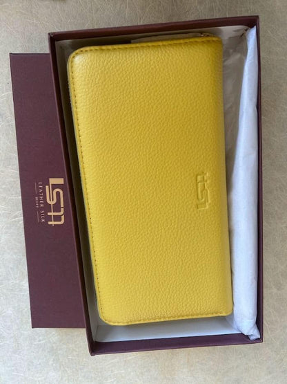 Sophia Zip-Around Leather Wallet – Travel & Everyday