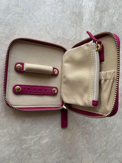 Sophia Full-Grain Leather Jewelry Storage