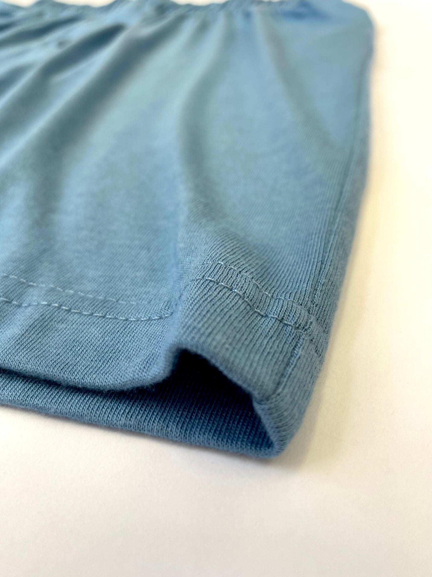 Men's Spun Bamboo boxer underwear steel blue 5-pack with visible stitching on Tampa Home & Garden Store