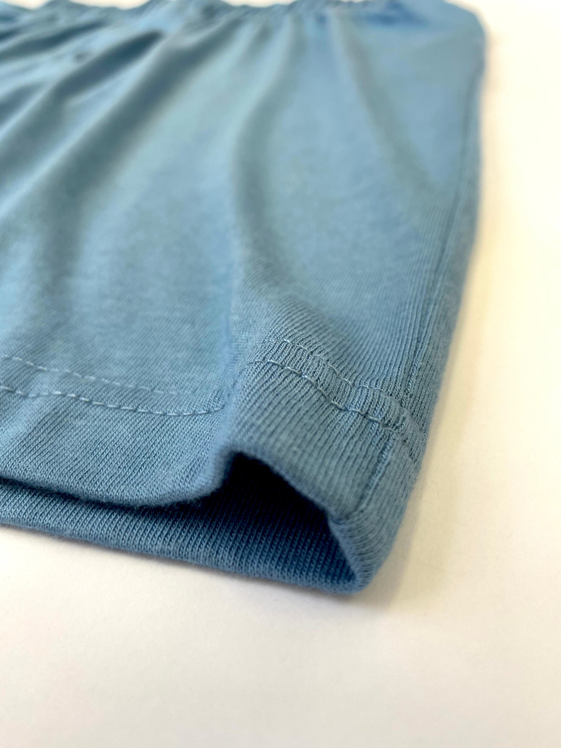Men's Spun Bamboo boxer underwear steel blue 5-pack with visible stitching on Tampa Home & Garden Store