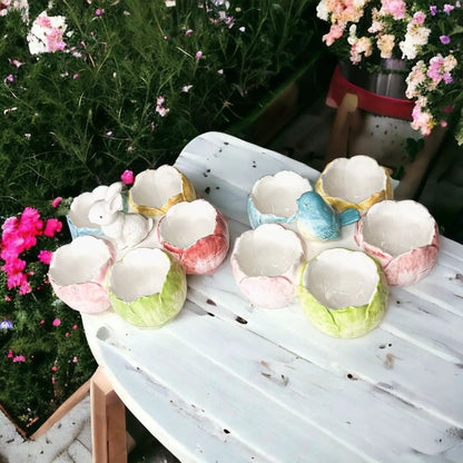 Tidbit Dish Pastel Bunny or Bird Dolomite