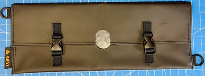Bert Cover tool case by Backslope Tools, black nylon with dual buckles and center latch on Tampa Home & Garden Store