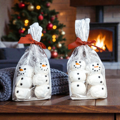 Snowman Marshmallow Kabobs