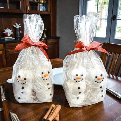 Snowman Marshmallow Kabobs