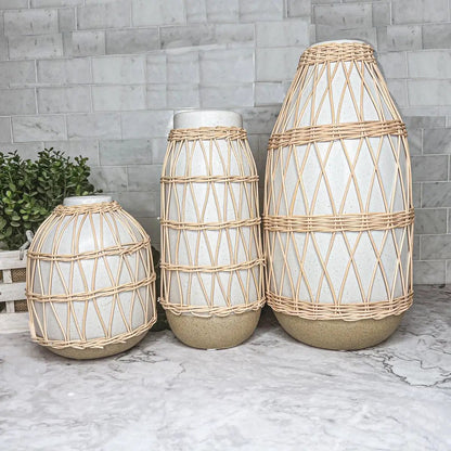 Madison Willow Vase Set for Home Decor and Style