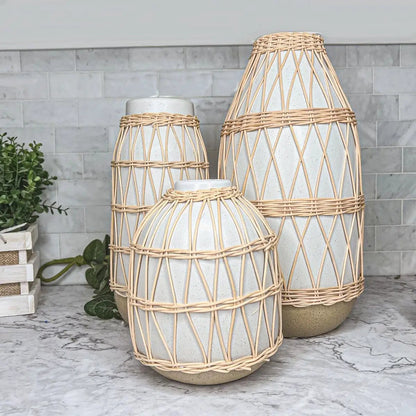 Madison Willow Vase Set for Home Decor and Style