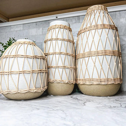 Madison Willow Vase Set for Home Decor and Style