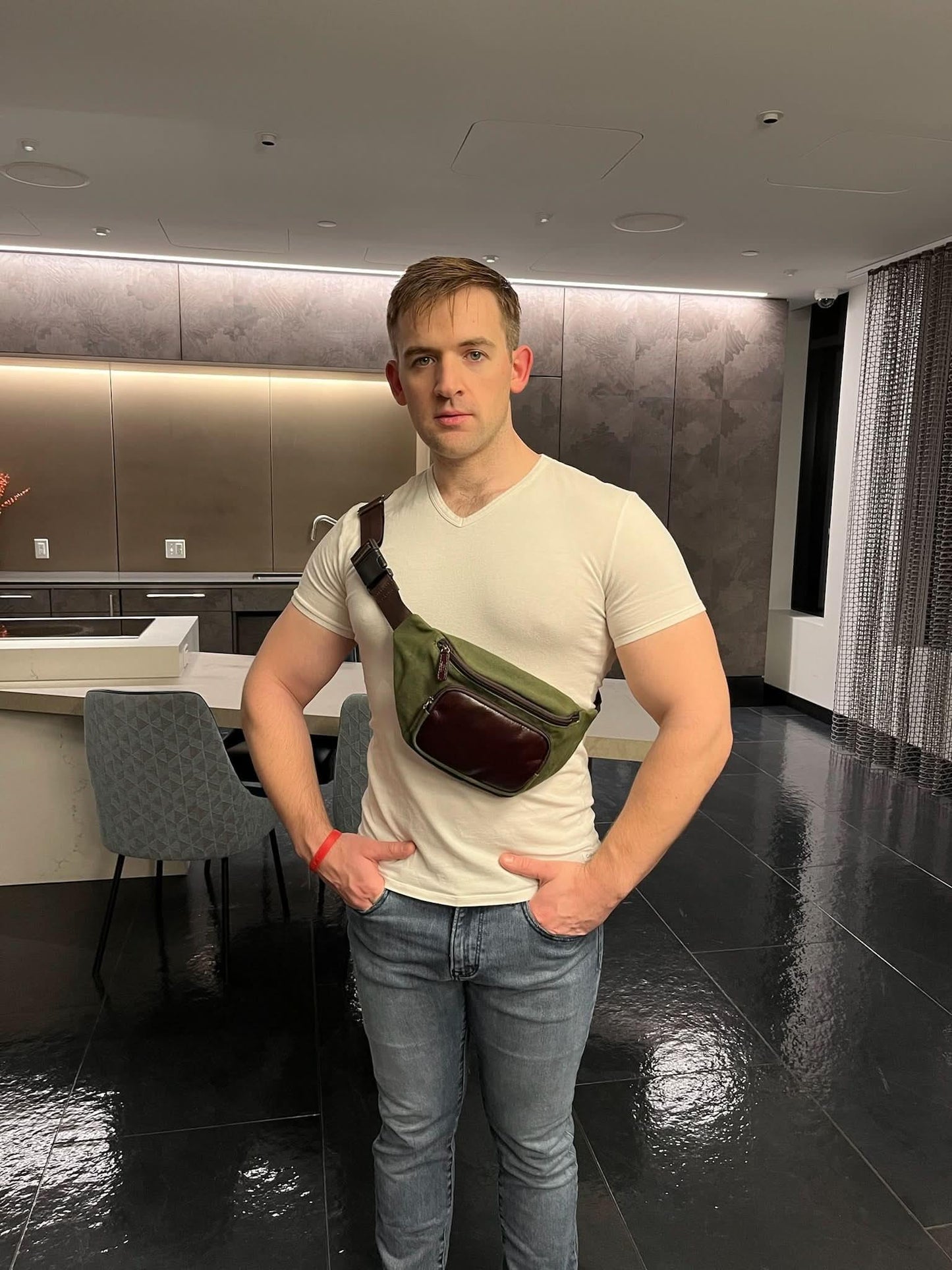 Belt Bag, Maxwell Waxed Canvas Waist Pack