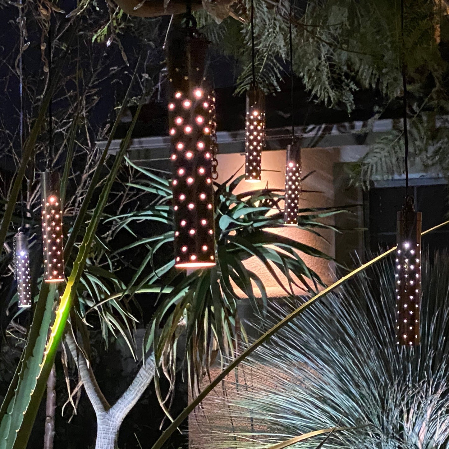 Stelvio Antique Brass Hanging Pendant Light Low Voltage Outdoor Lighting